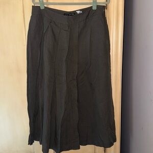 Zara Olive Green culottes/skort